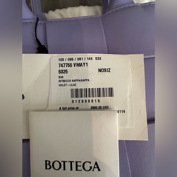 🌟SOLD🌟 NWT Bottega Veneta Small Cassette Tote Bag - Picture 7 of 9